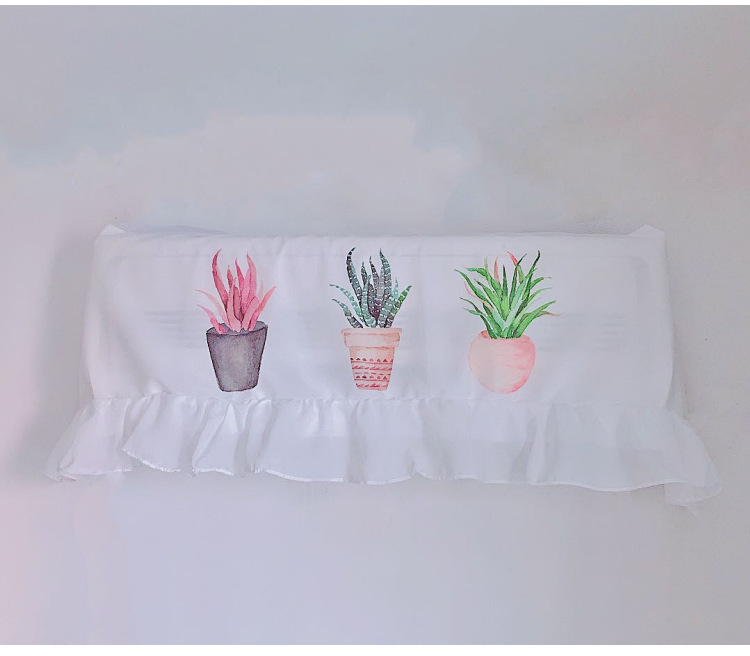 Hanging Air-Conditioner Cover Chiffon Confinement Cover Lengthened Windshield New Nordic Wall-Mounted Air Conditioner Cover Always-on