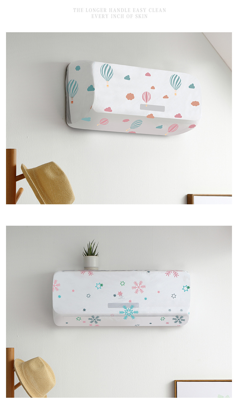 Wall-Mounted Air Conditioner Cover Household All-Inclusive Air Conditioner Cover Bedroom Hanging Air Conditioner Cover PEVA Dust Cover Wall-Mounted Air Conditioner Cover Household All-Inclusive Air Conditioner Cover Bedroom Hanging Air Conditioner Cover PEVA Dust Cover