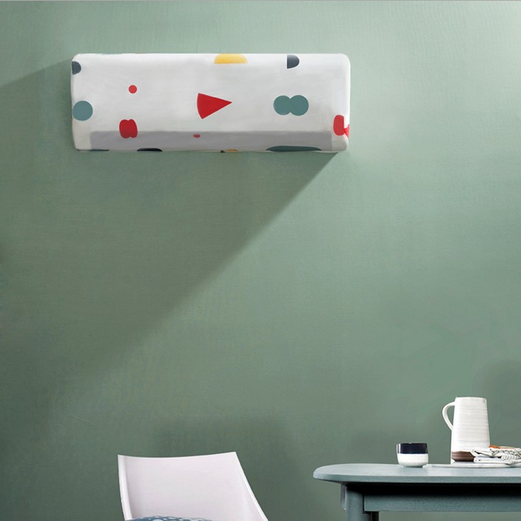 Wall-Mounted Air Conditioner Cover Household Bedroom All-Inclusive Air Conditioner Cover Simple Modern Hanging Air Conditioner Cover Dust Cover