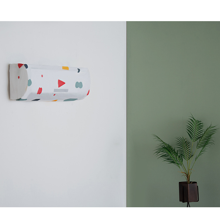 Wall-Mounted Air Conditioner Cover Household Bedroom All-Inclusive Air Conditioner Cover Simple Modern Hanging Air Conditioner Cover Dust Cover