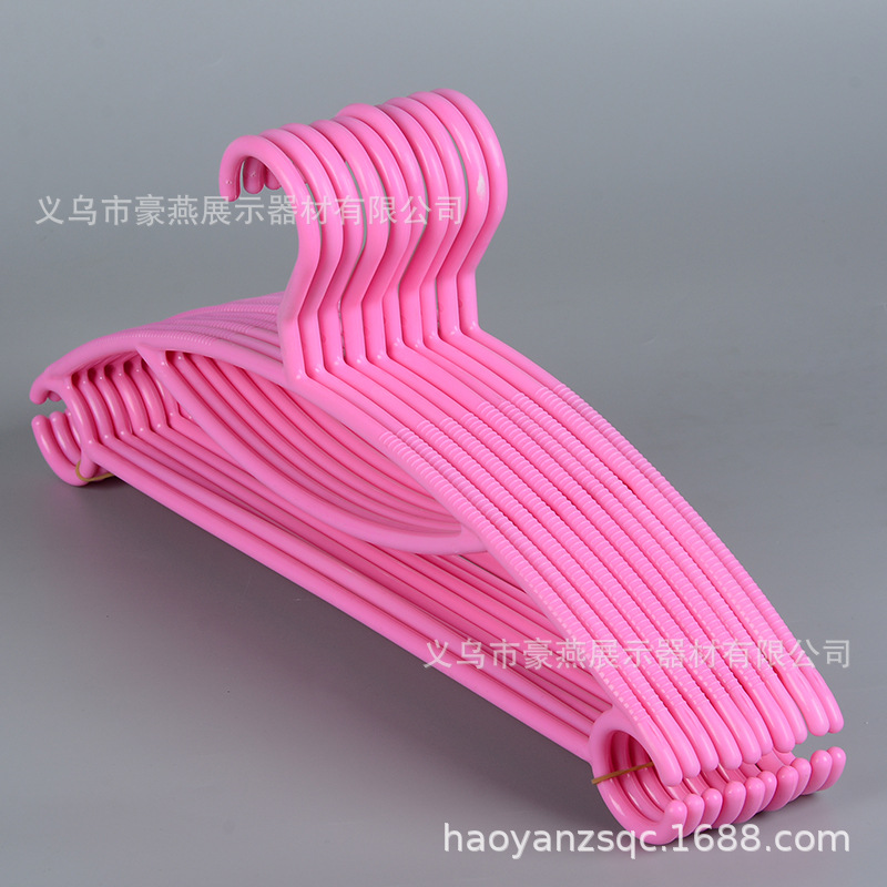 European-Style Adult Hanger Household Plastic Clothes Rack Children's Clothing Clothes Rack Non-Slip Clothes Hanger Wholesale