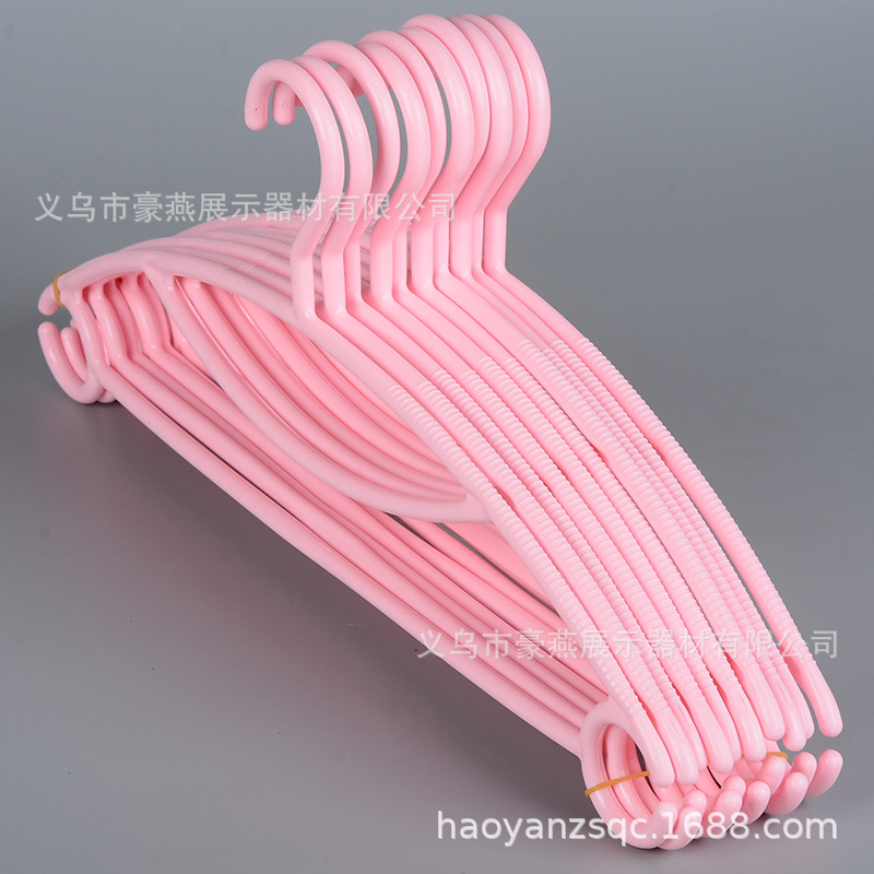 European-Style Adult Hanger Household Plastic Clothes Rack Children's Clothing Clothes Rack Non-Slip Clothes Hanger Wholesale