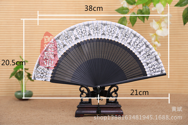42 Square Chinese Style Painted Blue and White Porcelain Fan * Bamboo Fan Craft Gift Daily Use * Factory Direct Sales * High-End Female Fan 42 Square Chinese Style Painted Blue and White Porcelain Fan * Bamboo Fan Craft Gift Daily Use * Factory Direct Sales * High-End Female Fan