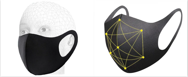 Respirator non-disposable respirator civilian respirator children's respirator star style dustproof sunscreen washable