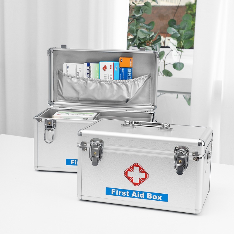 Medicine Box Home Family Pack Regular Medical Care Box First-Aid Kit Outpatient Service with Emergency Full Set of Medicine First Aid Kits
