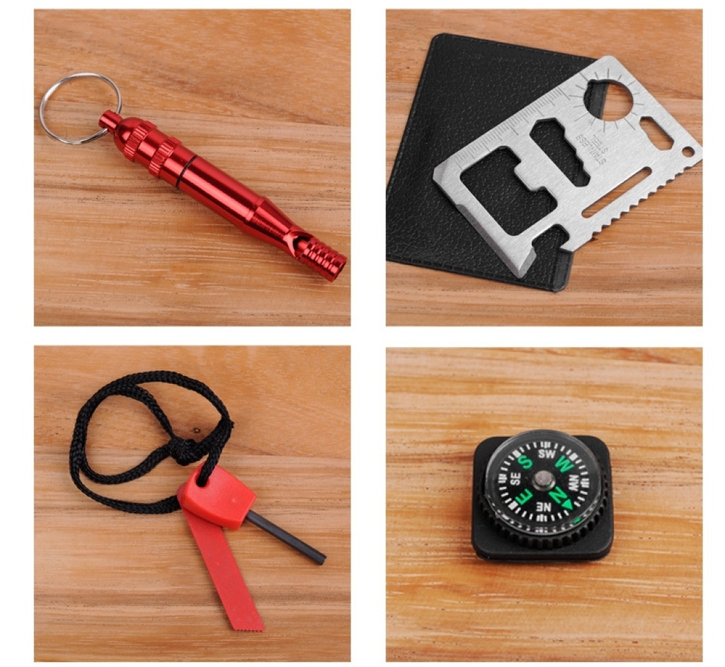 Camping Multi-Function Tool Equipment Set First Aid Box Emergency Supplies Survival Outdoor Self-Rescue Survival Equipment Camping Multi-Function Tool Equipment Set First Aid Box Emergency Supplies Survival Outdoor Self-Rescue Survival Equipment
