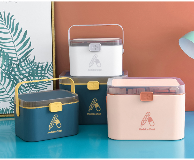 A113 Home Care Medicine Box Portable Large First Aid Medicine Box Household Plastic Medicine Cabinet Medicine Box Multi-Layer Medicine Storage Box A113 Home Care Medicine Box Portable Large First Aid Medicine Box Household Plastic Medicine Cabinet Medicine Box Multi-Layer Medicine Storage Box