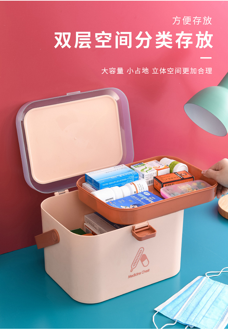 A113 Home Care Medicine Box Portable Large First Aid Medicine Box Household Plastic Medicine Cabinet Medicine Box Multi-Layer Medicine Storage Box A113 Home Care Medicine Box Portable Large First Aid Medicine Box Household Plastic Medicine Cabinet Medicine Box Multi-Layer Medicine Storage Box