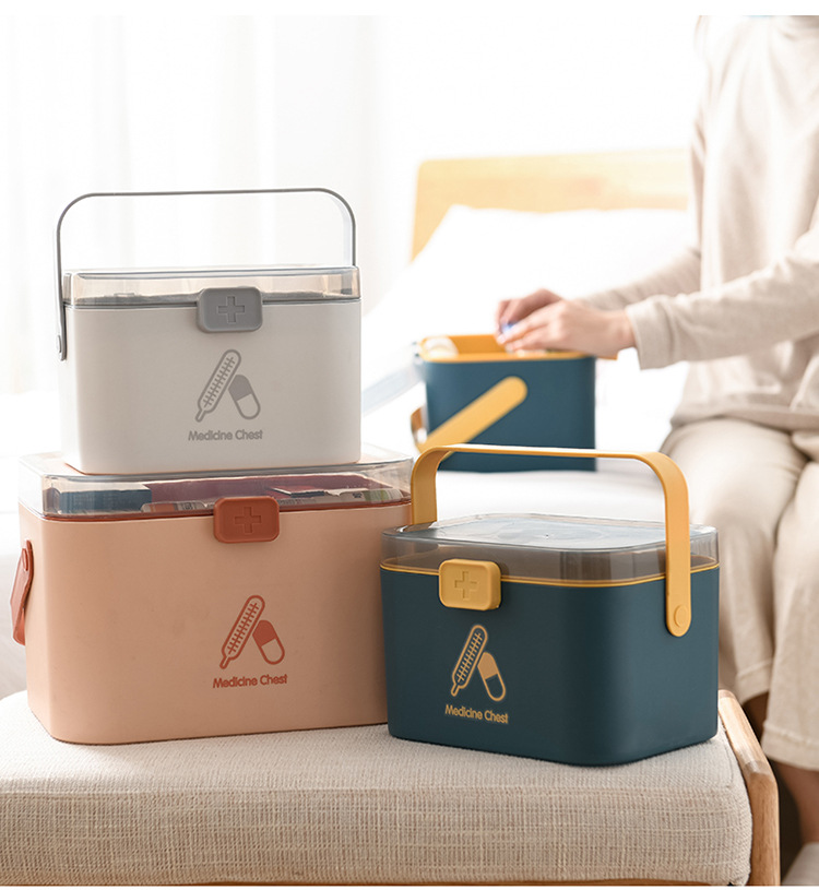 A113 Home Care Medicine Box Portable Large First Aid Medicine Box Household Plastic Medicine Cabinet Medicine Box Multi-Layer Medicine Storage Box A113 Home Care Medicine Box Portable Large First Aid Medicine Box Household Plastic Medicine Cabinet Medicine Box Multi-Layer Medicine Storage Box