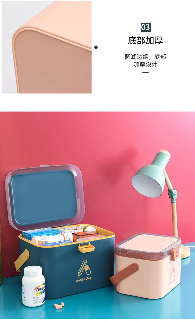 A113 Home Care Medicine Box Portable Large First Aid Medicine Box Household Plastic Medicine Cabinet Medicine Box Multi-Layer Medicine Storage Box A113 Home Care Medicine Box Portable Large First Aid Medicine Box Household Plastic Medicine Cabinet Medicine Box Multi-Layer Medicine Storage Box
