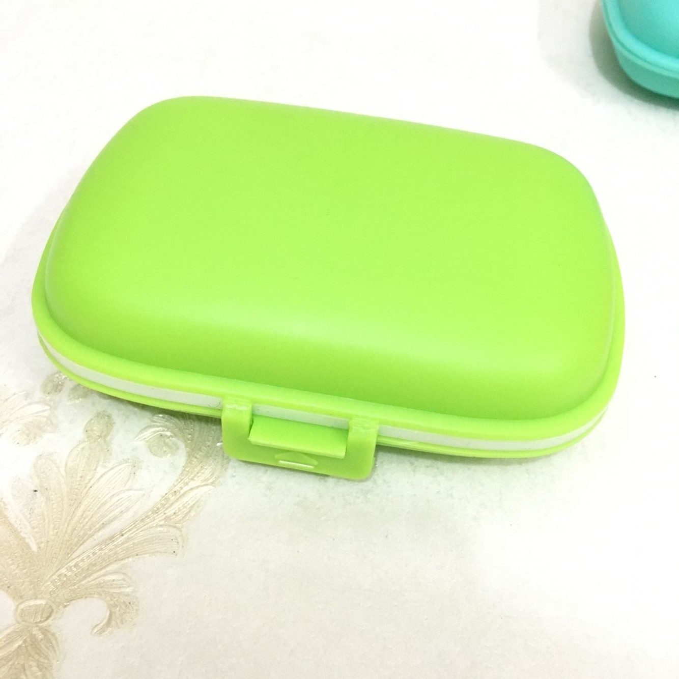 8-Grid Double-Layer Seal Ring Solid Color Medicine Box Portable Sorting Drug Storage Box Mini Take It with You Medicine Box 8-Grid Double-Layer Seal Ring Solid Color Medicine Box Portable Sorting Drug Storage Box Mini Take It with You Medicine Box