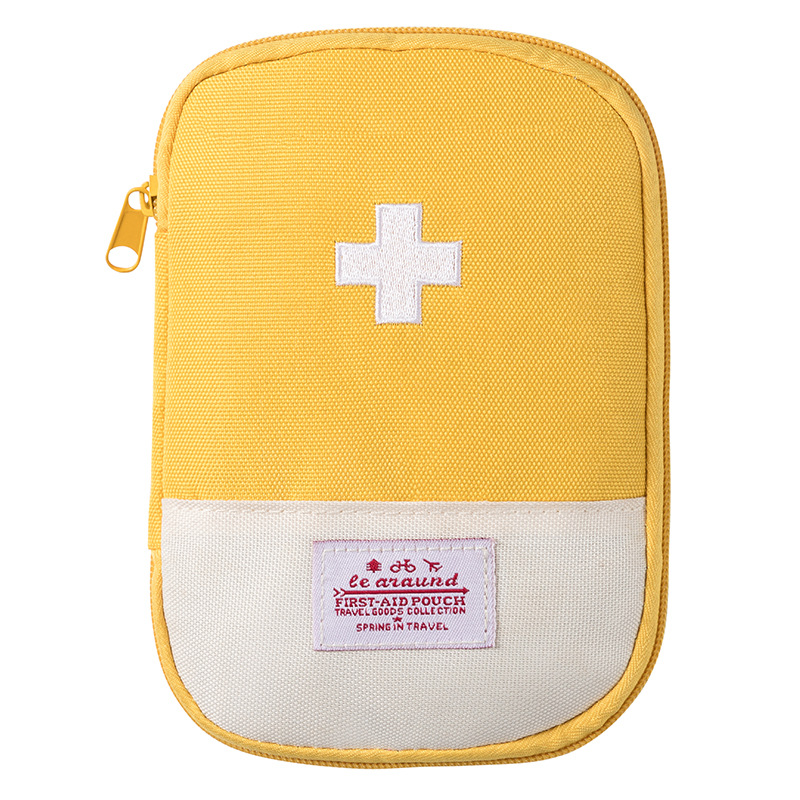 Business Trip Travel Household Portable First-Aid Kit Portable Small Herb Bag Storage Medicine First Aid Drug Package Factory Direct Sales
