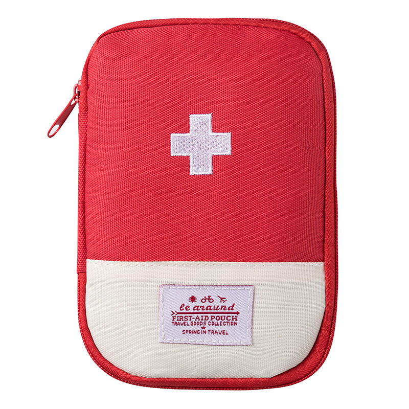 Business Trip Travel Household Portable First-Aid Kit Portable Small Herb Bag Storage Medicine First Aid Drug Package Factory Direct Sales