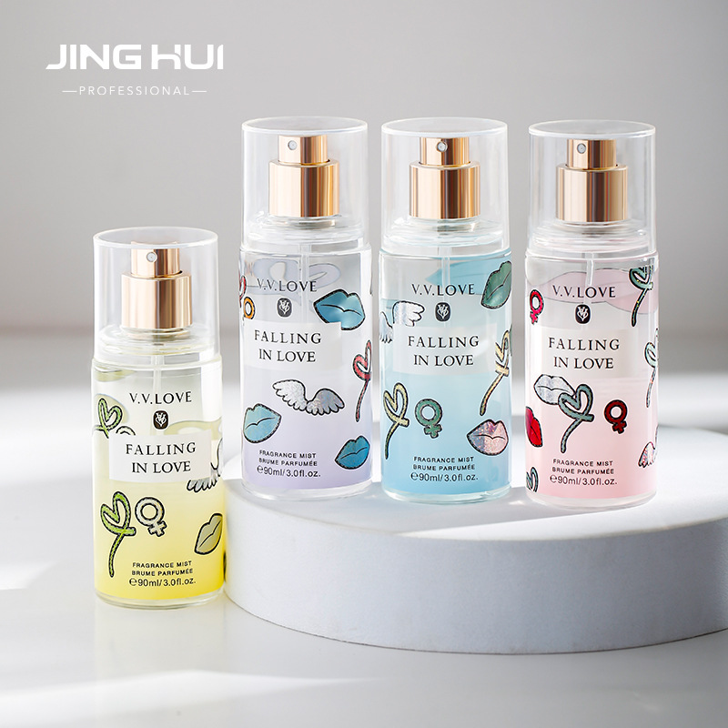 Cross-Border Long-Lasting Fresh Natural Perfume for Women 90ml Internet Celebrity Body Spray Thanksgiving Gift Box Wholesale
