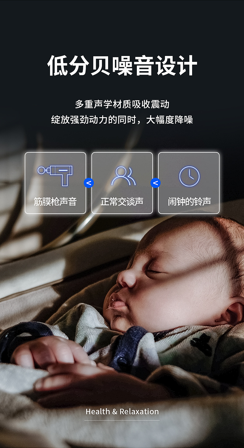 Cross-Border Massage Gun Fascia Gun Muscle Massager Fitness Exercise Relaxation Device Massage Gun Charging USB Cross-Border Massage Gun Fascia Gun Muscle Massager Fitness Exercise Relaxation Device Massage Gun Charging USB