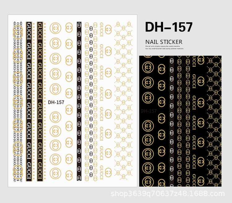 Japanese Nail Sticker Champagne Gold Nail Sticker 3D with Adhesive Graceful Nail Sticker Decorative Nail Shaped Piece Japanese Nail Sticker Champagne Gold Nail Sticker 3D with Adhesive Graceful Nail Sticker Decorative Nail Shaped Piece