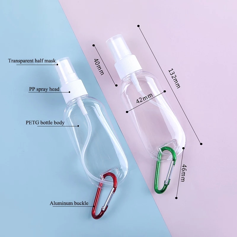 Portable Subpackaging Bottles Cosmetic Bottle Travel Buckle Spray Bottle Cleansing Water Small Spray Bottle Pet Lotion Pump