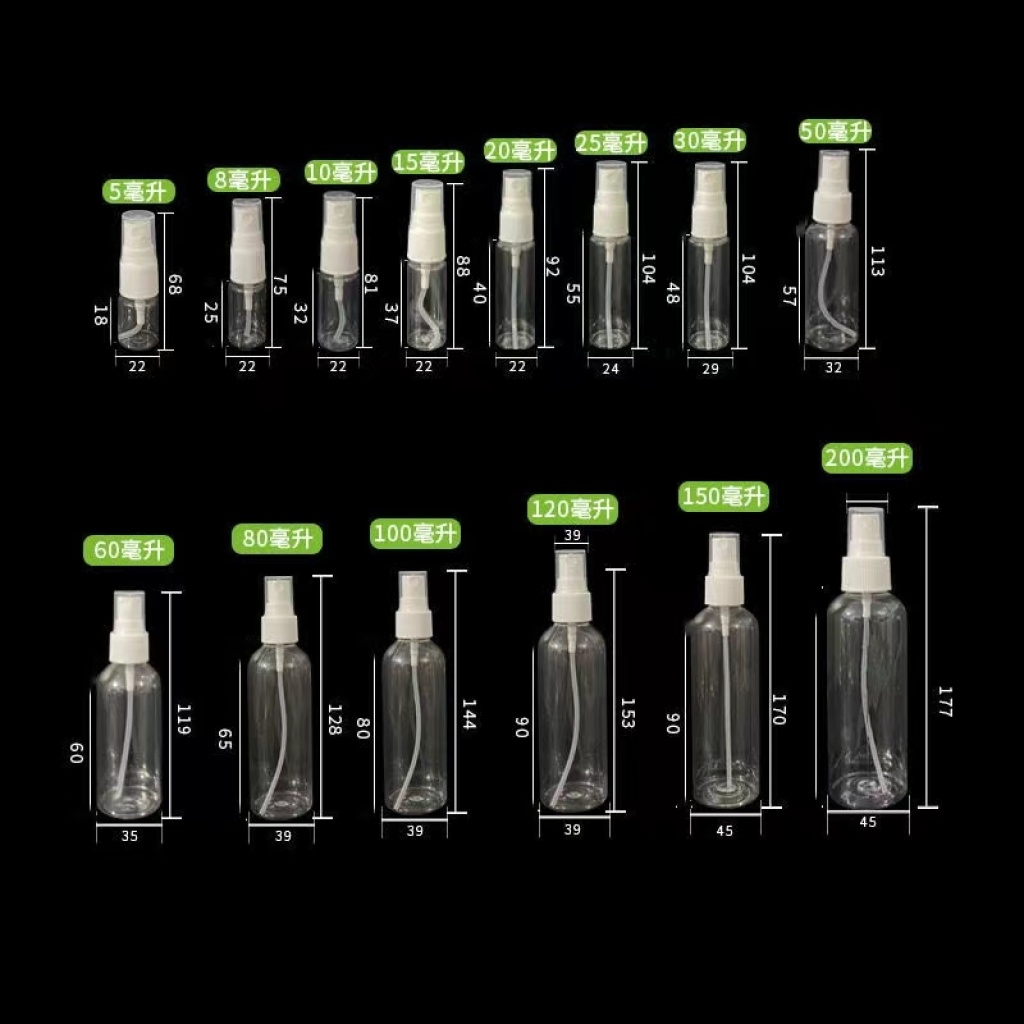 Portable Subpackaging Bottles Cosmetic Bottle Travel Buckle Spray Bottle Cleansing Water Small Spray Bottle Pet Lotion Pump