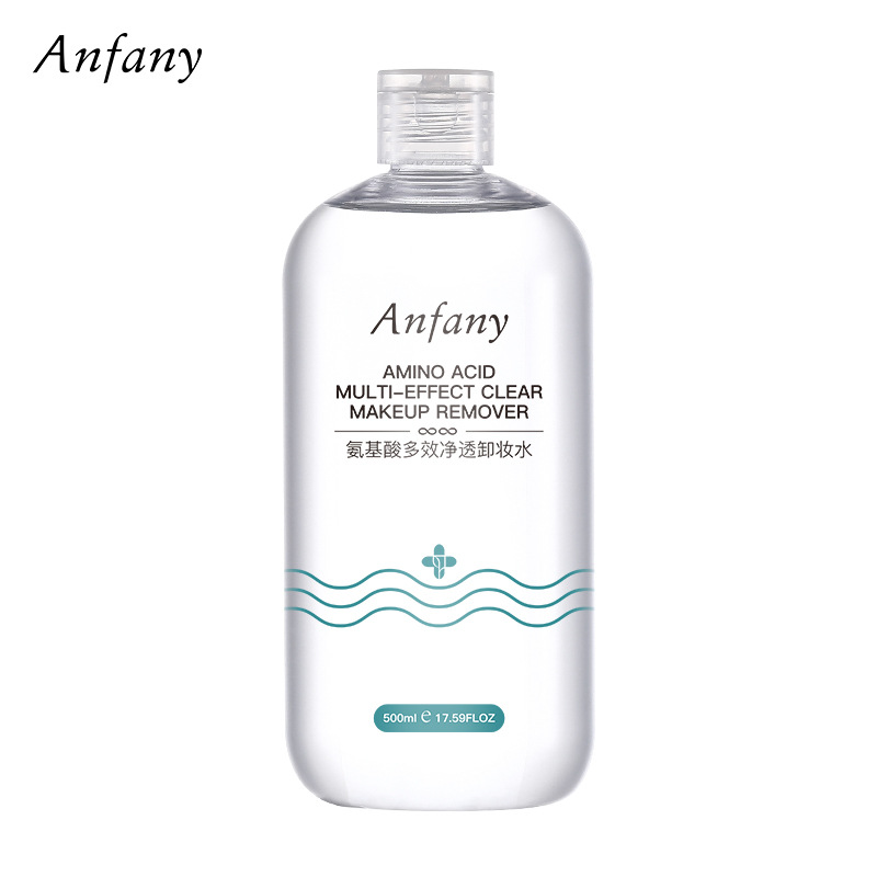 Yi Fanny Amino Acid Cleansing Water Mild Cleaning without Stimulation Makeup Remover Oil 500ml New Internet Famous Recommended