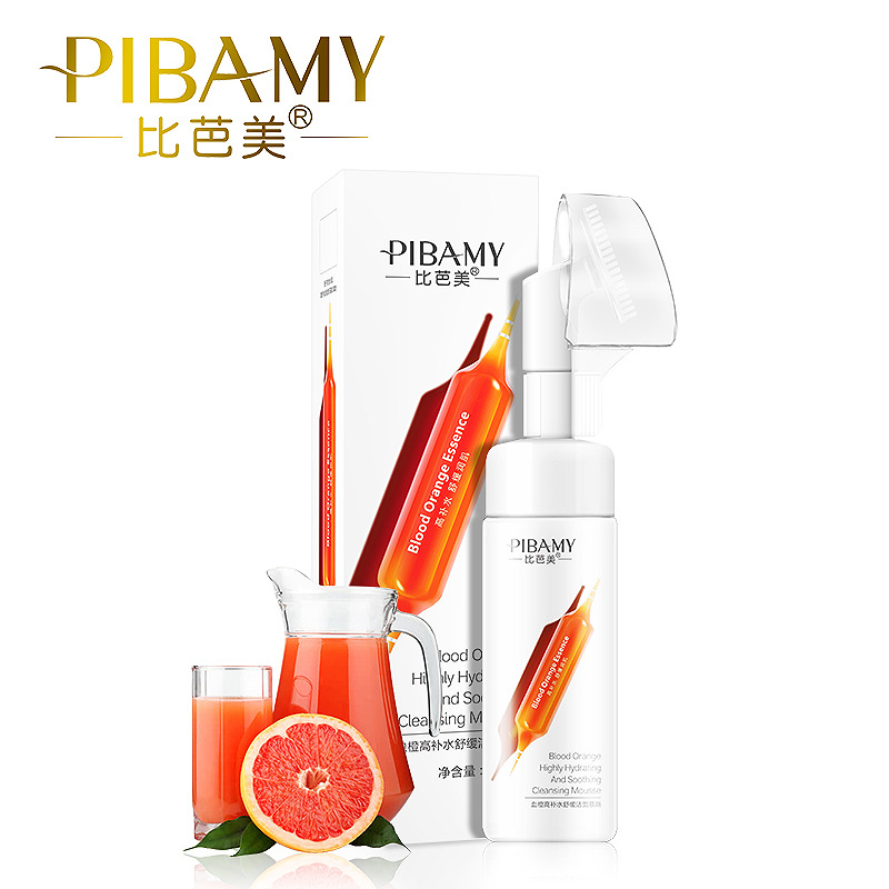 Biba beauty \&#034;blood orange makeup remover massage cleanser mousse terms cleanser deep cleansing oil control skin care factory direct sale