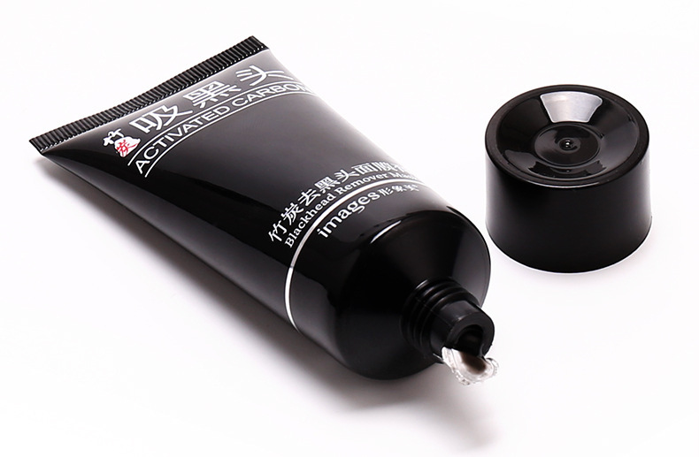 Images Bamboo Charcoal Blackhead Suction Mask Men and Women T District Care Deep Cleansing Oil Control Blackhead Removal Mask