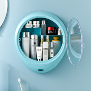 Makeup storage box Dustproof skin care products standardized desktop LED with mirror jewelry integrated shelf Makeup box