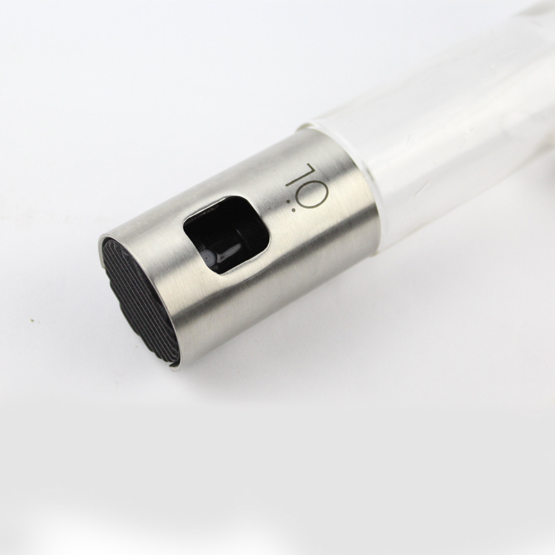 pressuretype stainless steel head spray oil alcohol and vinegar bottle leak proof seasoning oil soy sauce spray bottle
