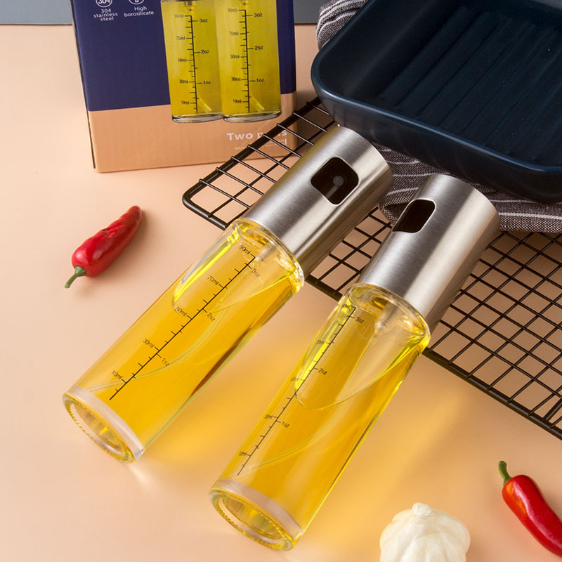 304 stainless steel spray bottle pneumatic barbecue kitchen cooking oil spray olive oil spray control oil pot 304 stainless steel spray bottle pneumatic barbecue kitchen cooking oil spray olive oil spray control oil pot