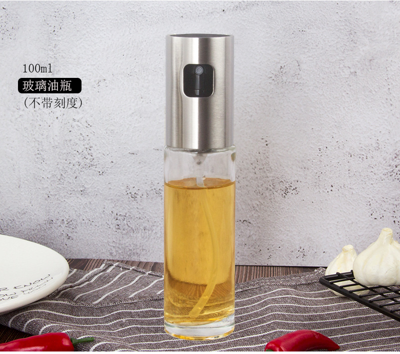 304 stainless steel spray bottle pneumatic barbecue kitchen cooking oil spray olive oil spray control oil pot 304 stainless steel spray bottle pneumatic barbecue kitchen cooking oil spray olive oil spray control oil pot
