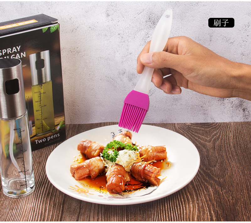 304 stainless steel spray bottle pneumatic barbecue kitchen cooking oil spray olive oil spray control oil pot 304 stainless steel spray bottle pneumatic barbecue kitchen cooking oil spray olive oil spray control oil pot