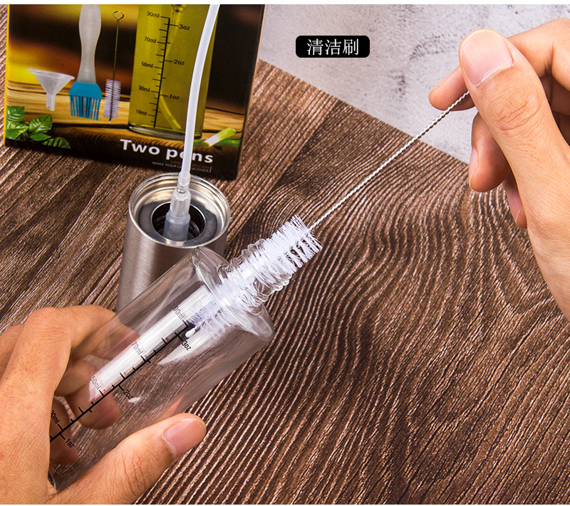 304 stainless steel spray bottle pneumatic barbecue kitchen cooking oil spray olive oil spray control oil pot 304 stainless steel spray bottle pneumatic barbecue kitchen cooking oil spray olive oil spray control oil pot