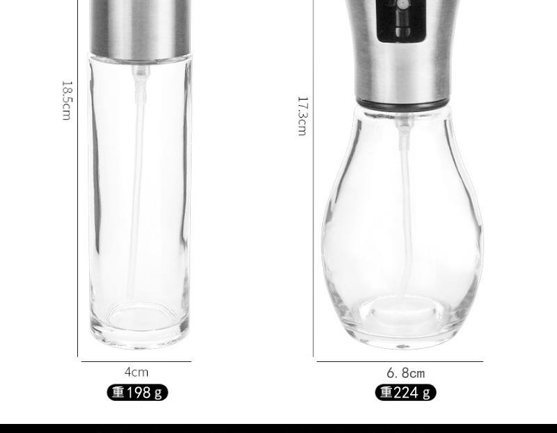 steel oil spray bottle according to air pressure sprayer BBQ oil spray can leakproof nozzle spray control oil can steel oil spray bottle according to air pressure sprayer BBQ oil spray can leakproof nozzle spray control oil can