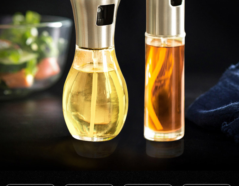 steel oil spray bottle according to air pressure sprayer BBQ oil spray can leakproof nozzle spray control oil can steel oil spray bottle according to air pressure sprayer BBQ oil spray can leakproof nozzle spray control oil can