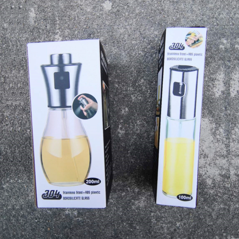steel oil spray bottle according to air pressure sprayer BBQ oil spray can leakproof nozzle spray control oil can steel oil spray bottle according to air pressure sprayer BBQ oil spray can leakproof nozzle spray control oil can