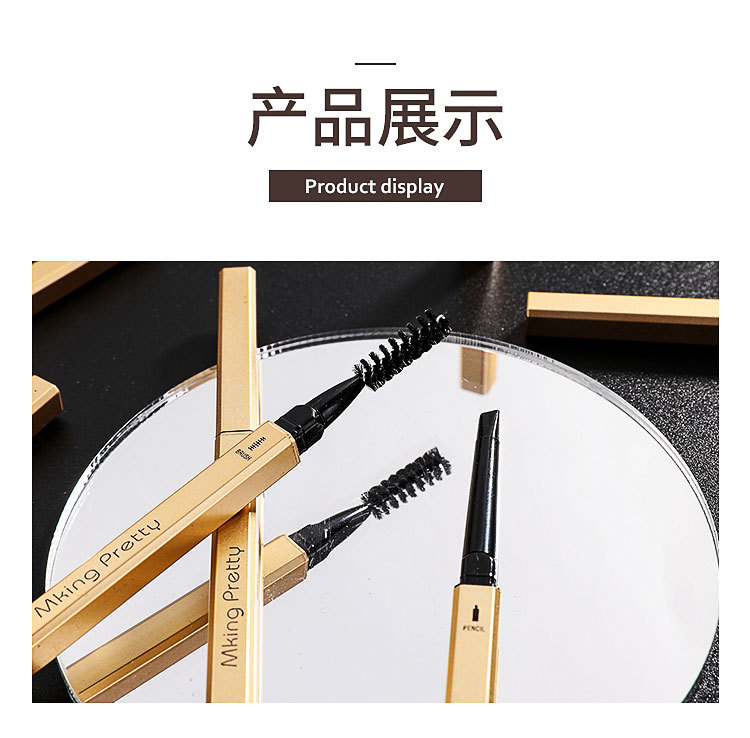 Beginner TikTok Same Style Small Gold Chopsticks Eyebrow Pencil Girls Double-Headed Thrush Beauty Gold Bar Eyebrow Pencil Beginner TikTok Same Style Small Gold Chopsticks Eyebrow Pencil Girls Double-Headed Thrush Beauty Gold Bar Eyebrow Pencil