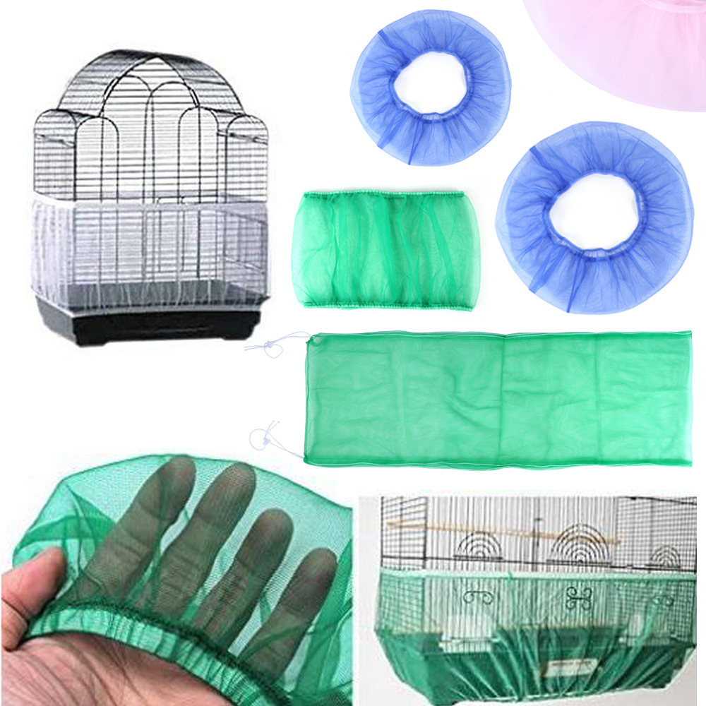 Amazon Mesh Bird Cover Dust-Proof Bird Cage Accessories Parrot Thrush Starling Voile Cover Large and Medium