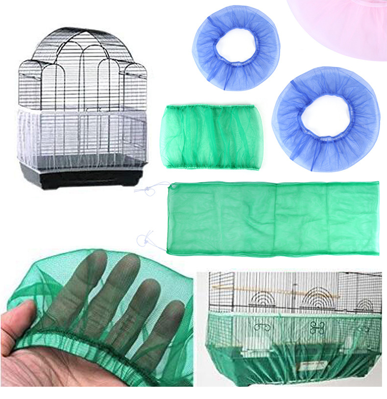 Amazon Mesh Bird Cover Dust-Proof Bird Cage Accessories Parrot Thrush Starling Voile Cover Large and Medium Amazon Mesh Bird Cover Dust-Proof Bird Cage Accessories Parrot Thrush Starling Voile Cover Large and Medium