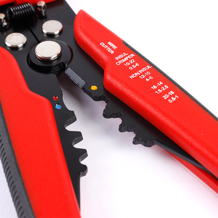  Multi-Function Electricians&#039; Pliers Automatic Wire Stripping Pliers Wire Stripping Pressed Jointing Wire Pliers 