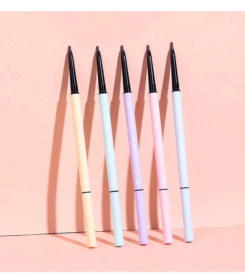 Xixi Cute Eyebrow Tip Thin Core Double-Headed Eyebrow Pencil Waterproof Sweatproof Fadeless Student Party Wild Eyebrow Lasting Small Eyebrow Pencil Xixi Cute Eyebrow Tip Thin Core Double-Headed Eyebrow Pencil Waterproof Sweatproof Fadeless Student Party Wild Eyebrow Lasting Small Eyebrow Pencil