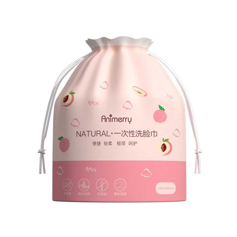 Disposable Face Cloth Cotton Pads Paper Tissue Cleaning Towel Reel-Type Facial Cleansing Face Beauty Make-up Removing Tissue Wet and Dry Dual-Use