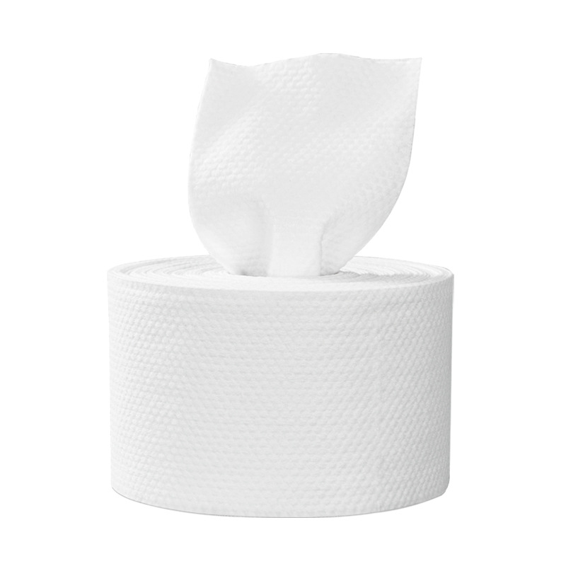 Pure Cotton Face Washing Towel Disposable Cleaning Towel Roll Beauty Salon Face Towel Soft Towel Roll Cotton Pads Paper Removable OEM