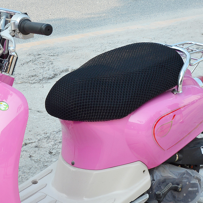 Motorcycle Accessories Motorcycle Saddle Cover Electric Car Cushion Cover Cooling Sunscreen Waterproof Net Leather Seat 