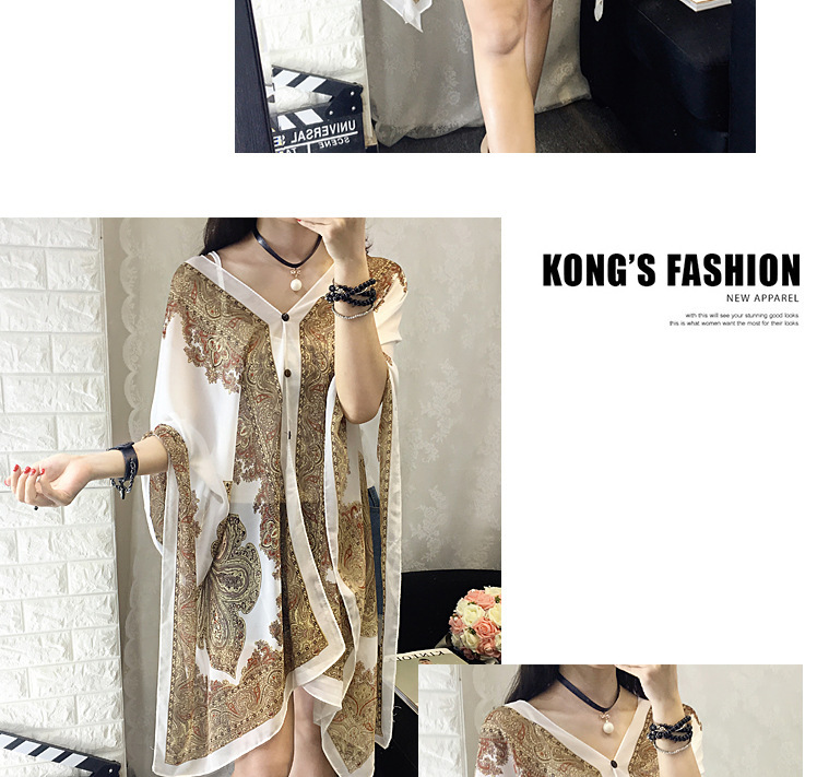Sunprotective clothing for women's wear long thin coat Korean version long sleeve chiffon garment large size sunscreen Sunprotective clothing for women's wear long thin coat Korean version long sleeve chiffon garment large size sunscreen