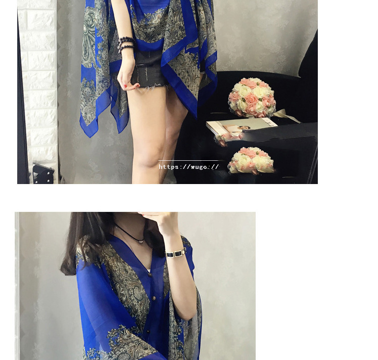 Sunprotective clothing for women's wear long thin coat Korean version long sleeve chiffon garment large size sunscreen Sunprotective clothing for women's wear long thin coat Korean version long sleeve chiffon garment large size sunscreen