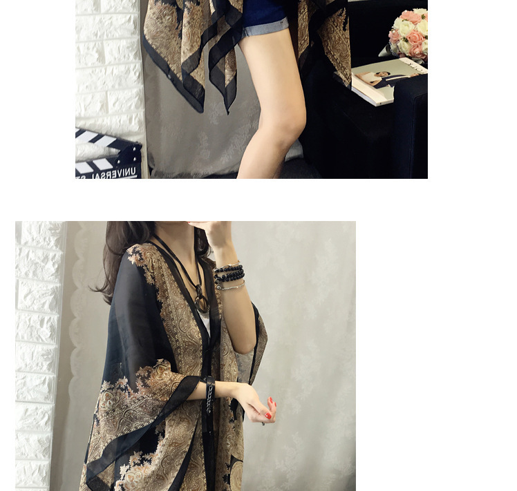 Sunprotective clothing for women's wear long thin coat Korean version long sleeve chiffon garment large size sunscreen Sunprotective clothing for women's wear long thin coat Korean version long sleeve chiffon garment large size sunscreen