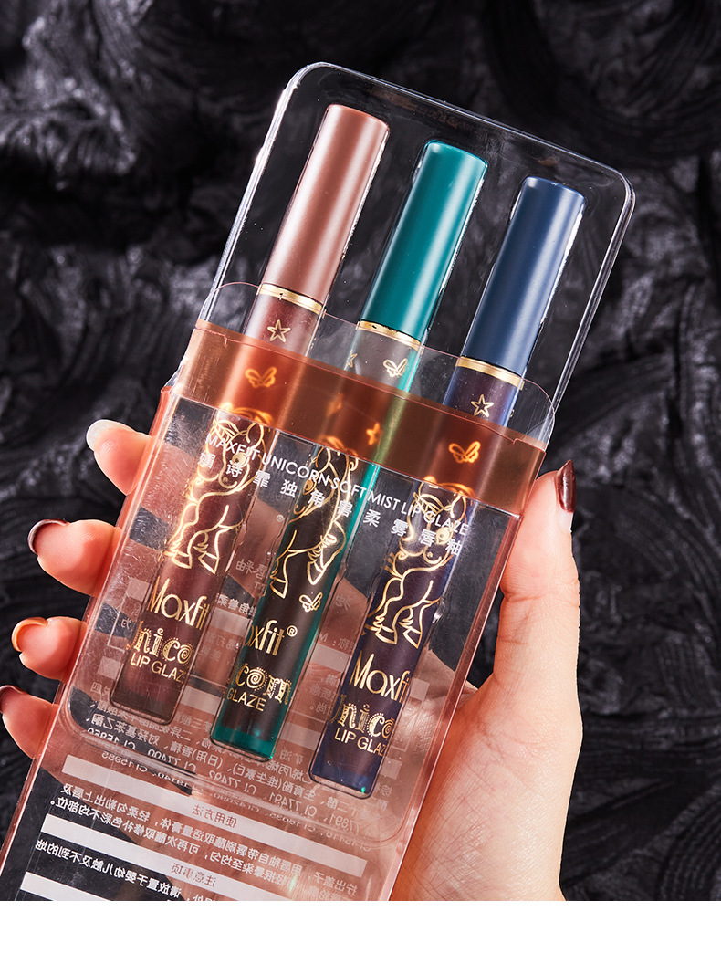 Unicorn Air Lip Glaze Set Velvet Matte Lipstick White Moisturizing No Stain on Cup Matte Lip Gloss Can Be Used for Hair Generation Unicorn Air Lip Glaze Set Velvet Matte Lipstick White Moisturizing No Stain on Cup Matte Lip Gloss Can Be Used for Hair Generation