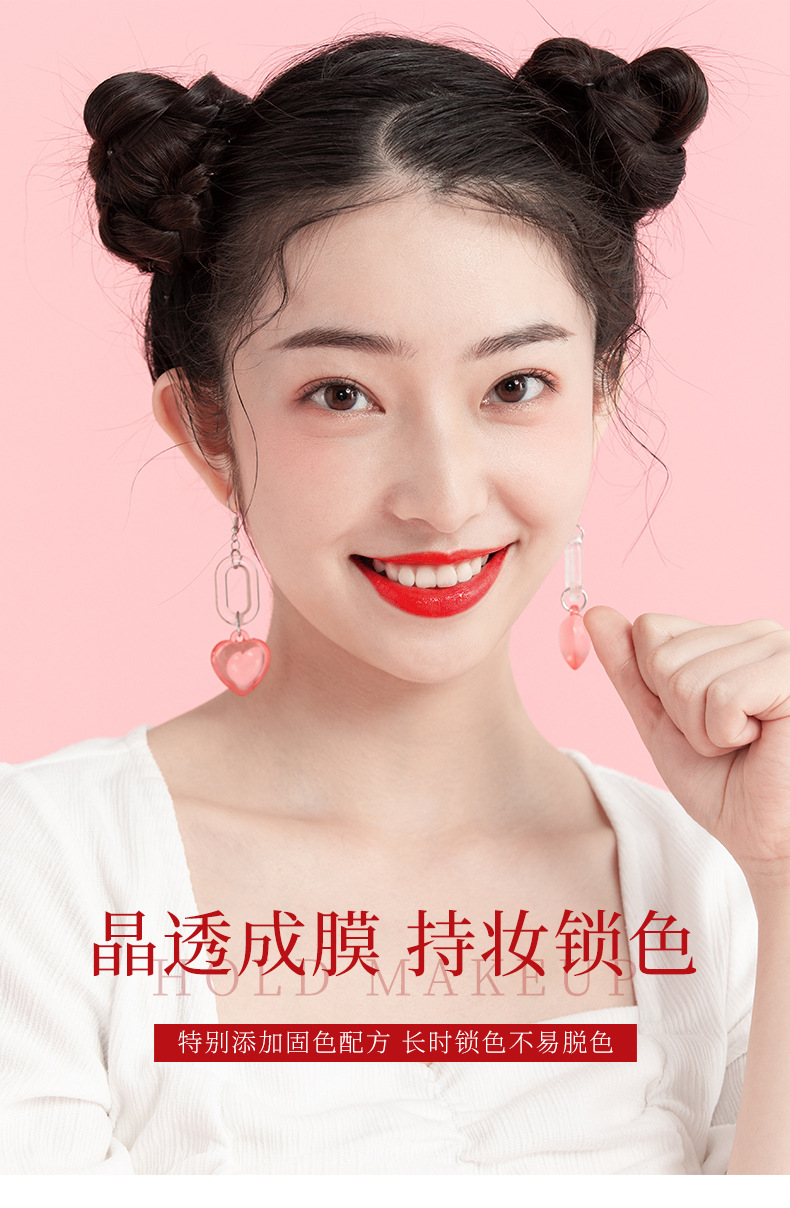 Fanzhen Color-Holding Matte Double-Headed Lip Lacquer Makeup Waterproof No Stain on Cup Lipstick Moist Lipstick Beauty Cosmetics