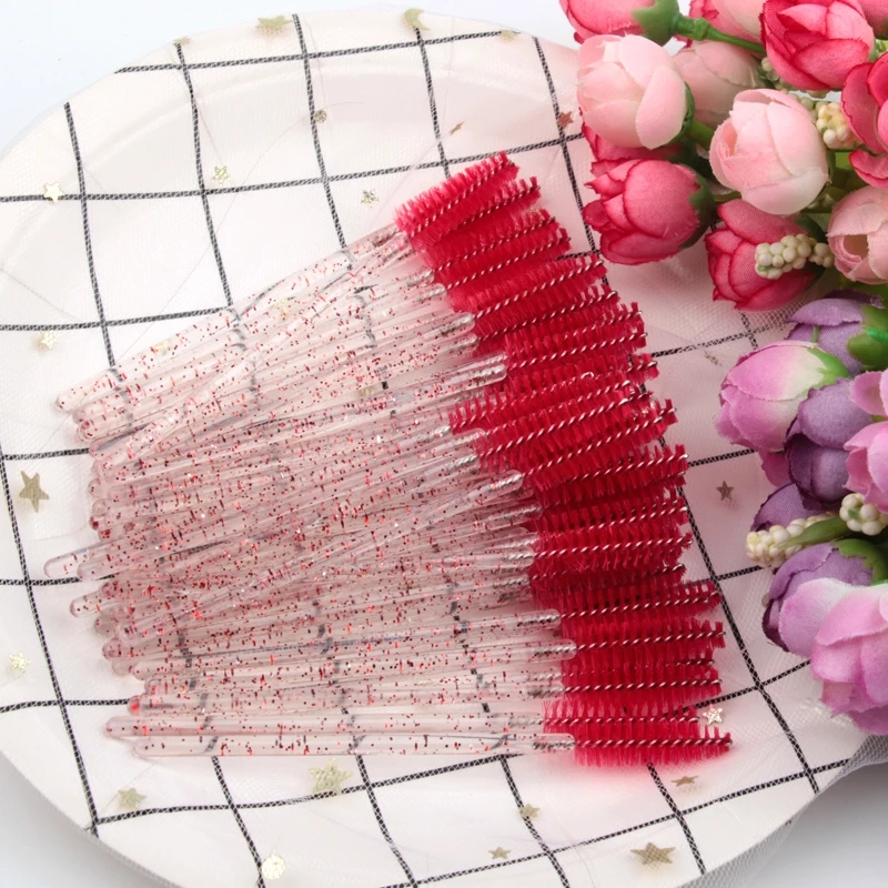 Brush Mascara Brush Brow Spiral Brush Comb Lip Brush Eye Shadow Stick Value Boxed Disposable Makeup Tools Spiral Mascara Brush