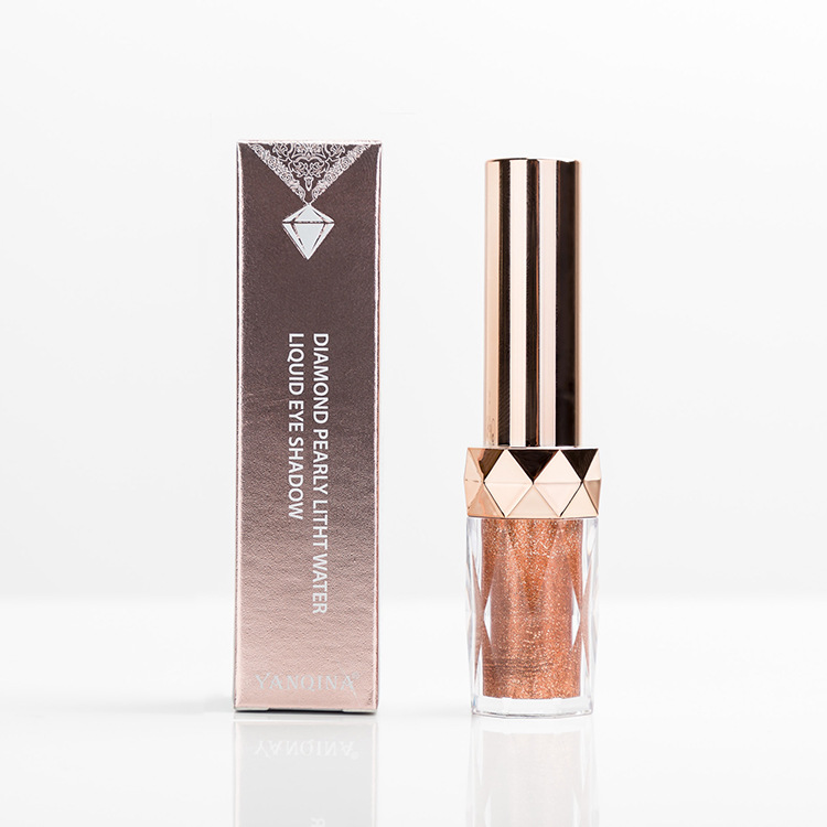 Yuencina eye shadow color liquid eyeliner sparkling diamond highlights liquid eye shadow 6 color pearl eye shadow liquid makeup