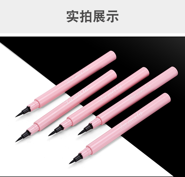 Brand Pink Eyeliner Novice Female Not Smudge Beginner Waterproof Mascara Body Fluid Pen Long Lasting Fadeless Manufacturer Brand Pink Eyeliner Novice Female Not Smudge Beginner Waterproof Mascara Body Fluid Pen Long Lasting Fadeless Manufacturer